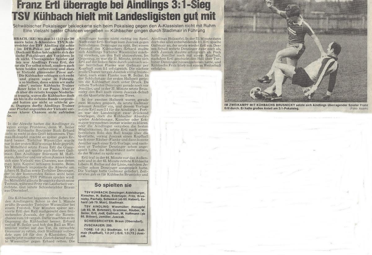 DFB Pokal 1985 3