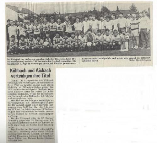 A-Jugend 1986-87